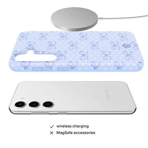 Lovely Blue Bows Samsung Case