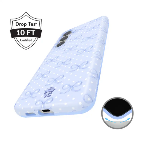 Lovely Blue Bows Samsung Case