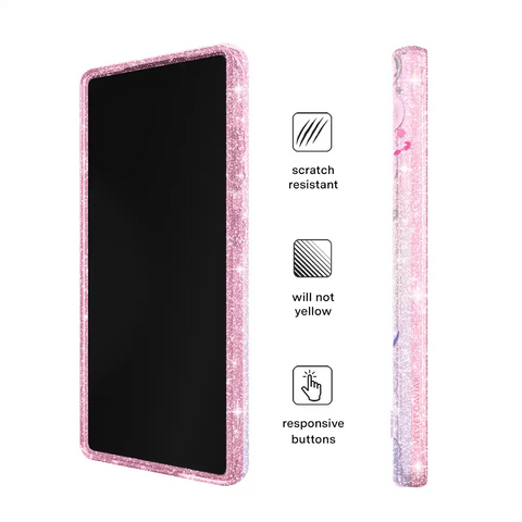 Wicked Glinda’s Bubble Glitter Samsung Case
