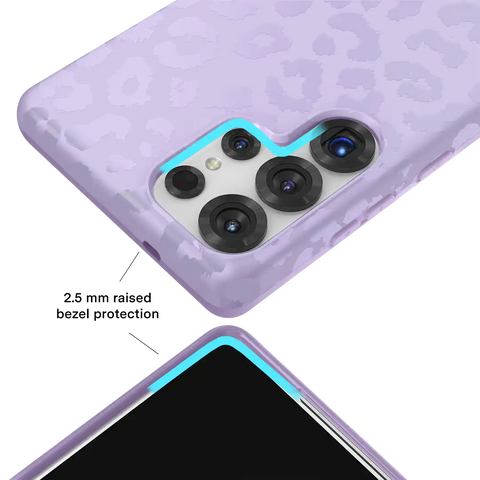Lilac Leopard Samsung Case