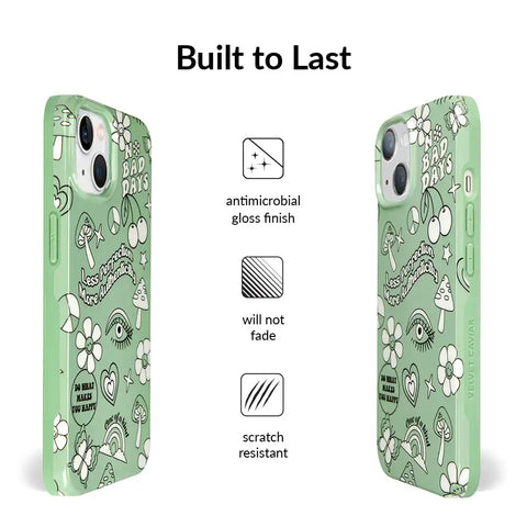 Good Vibes Matcha iPhone Case