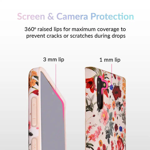 Nude Vintage Floral Samsung Galaxy Case