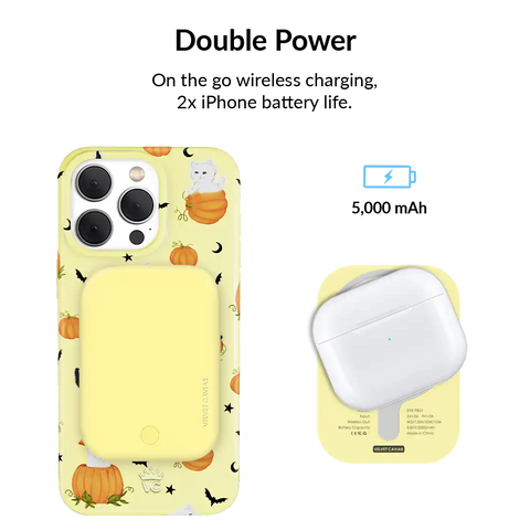 Yellow Portable MagSafe Charger Power Pack
